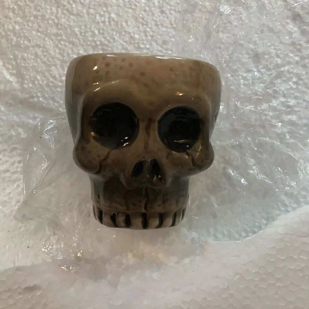 Spirit Skeleton Punch Bowl Set Rare Halloween Birthday Party - Missing Scooper ￼